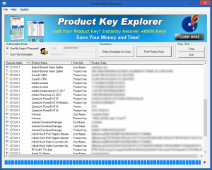 Nsasoft Product Key Explorer keygen